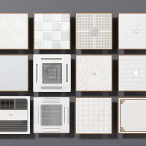 现代集成吊顶3D模型下载